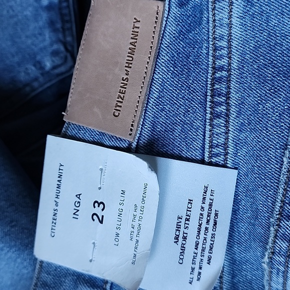 NWT Citizens of Humanity INGA Low Rise Slim Fit in Lilette - Picture 13 of 15